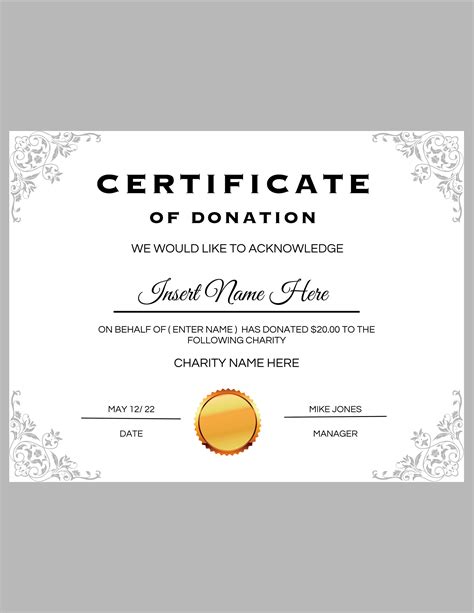 charity vouchers|charity donation gift certificate.